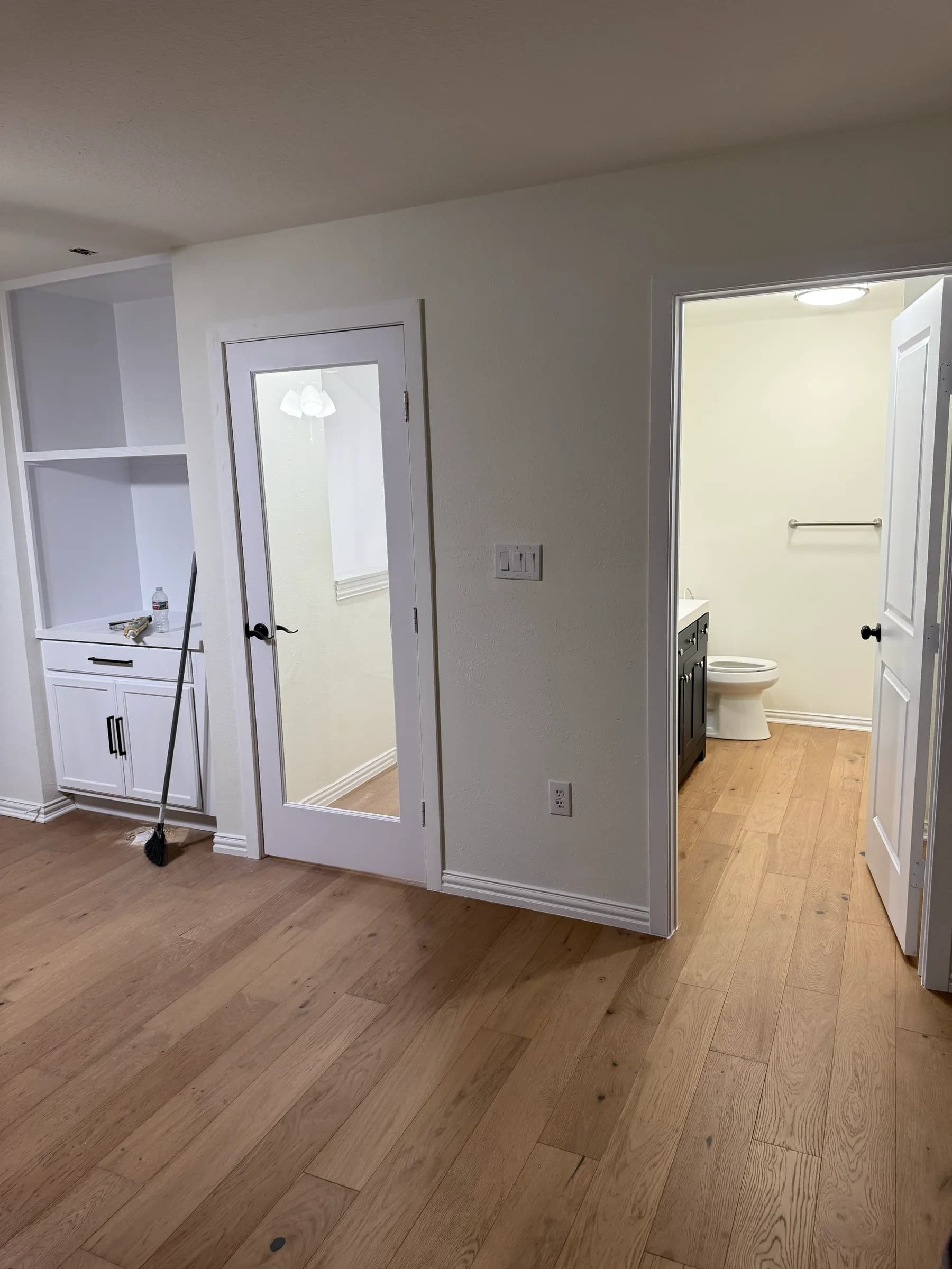Completed remodeling work