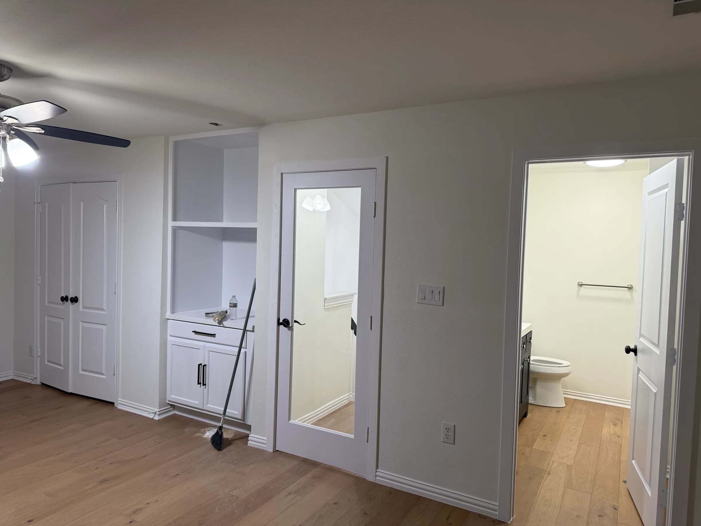 Completed remodeling work