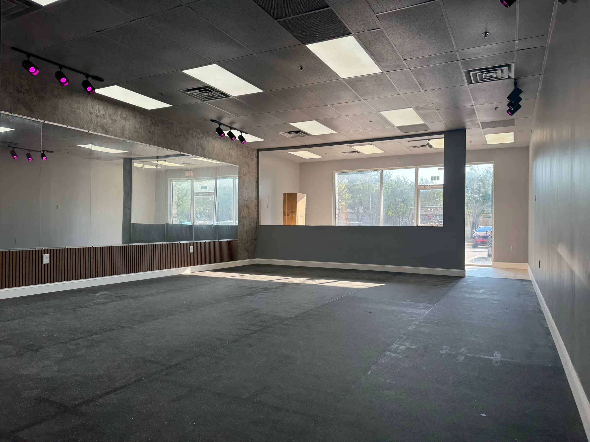 Completed remodeling work