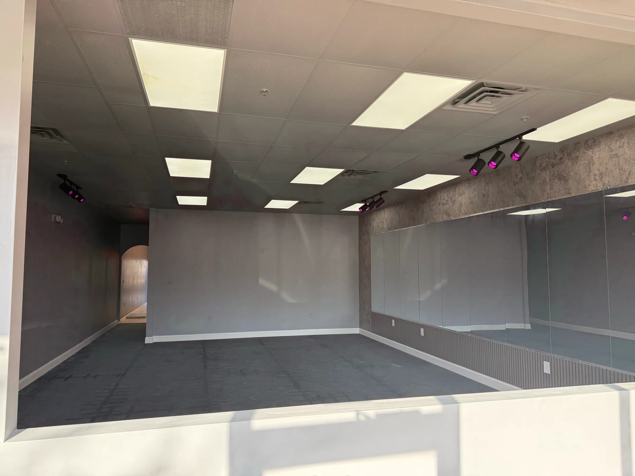 Completed remodeling work