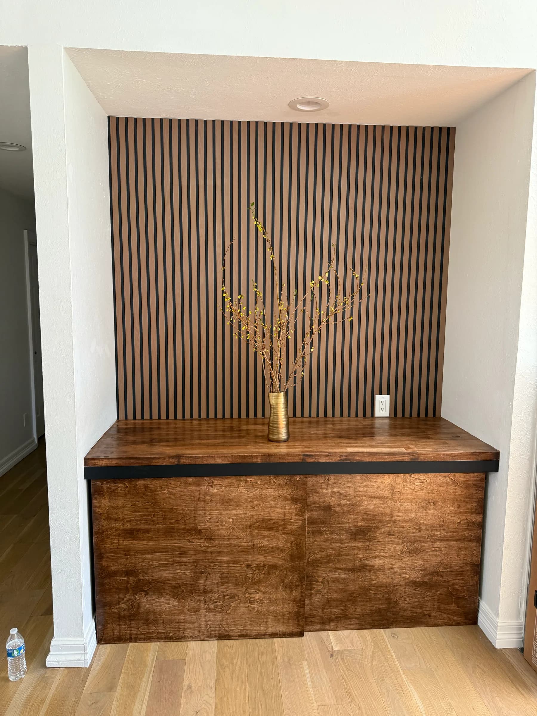 Completed remodeling work