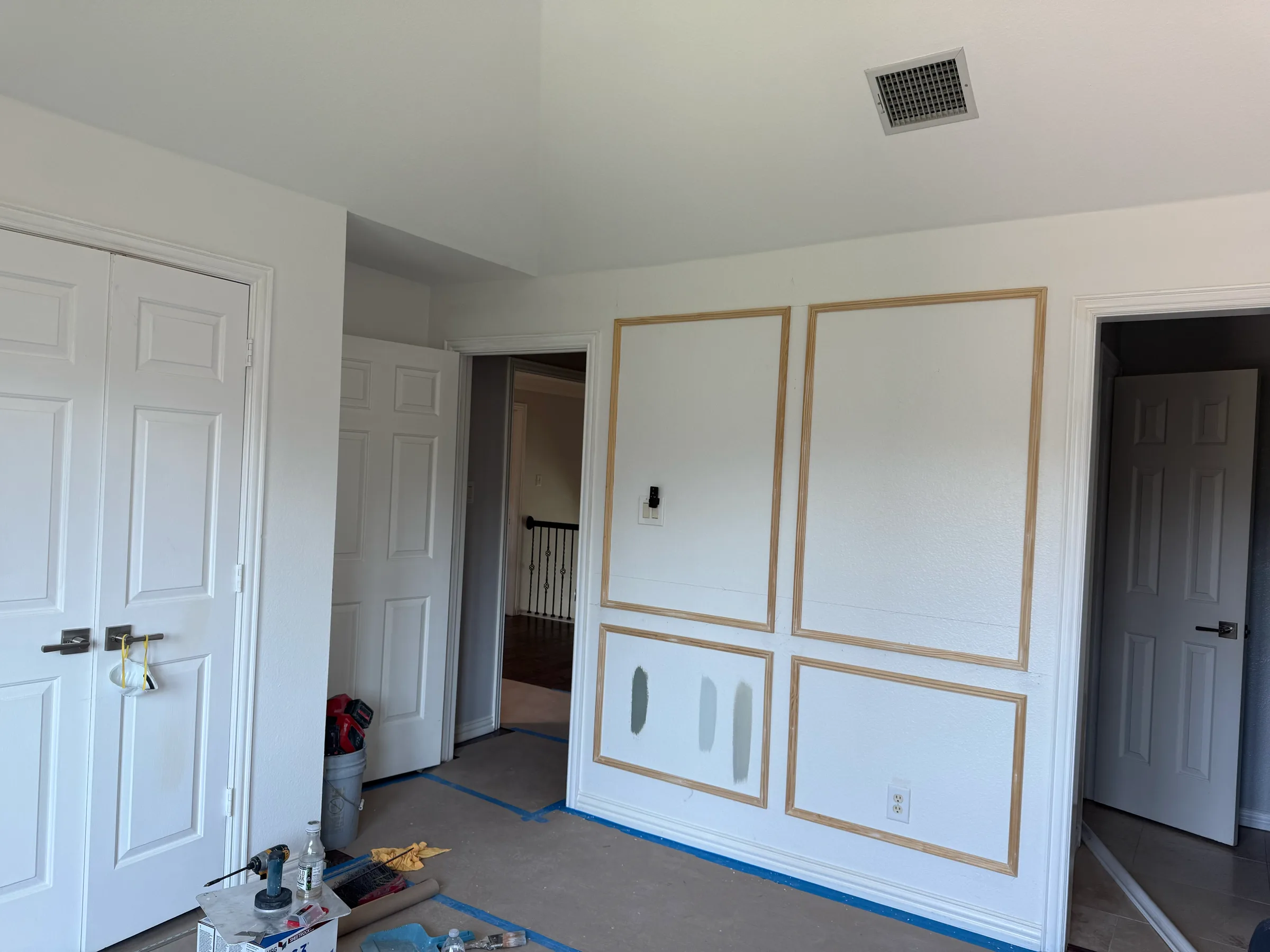 Completed remodeling work