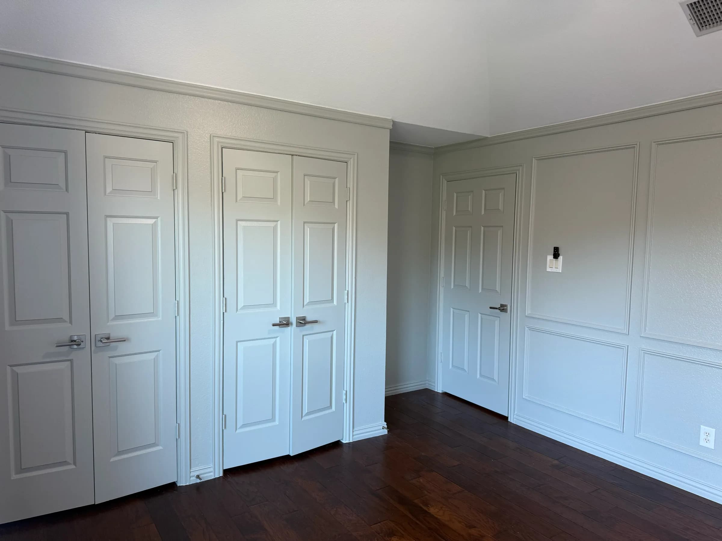Completed remodeling work