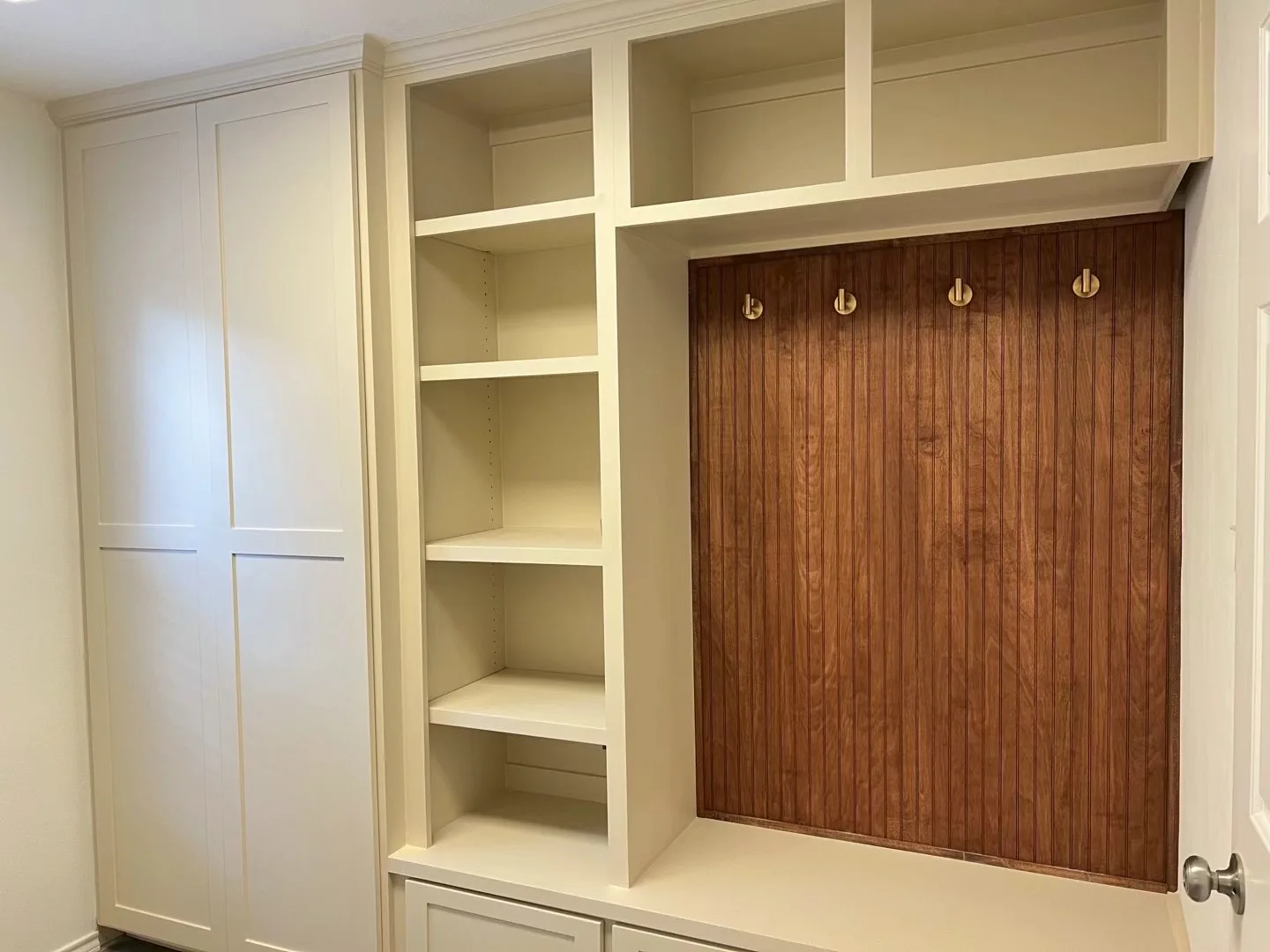 Completed remodeling work